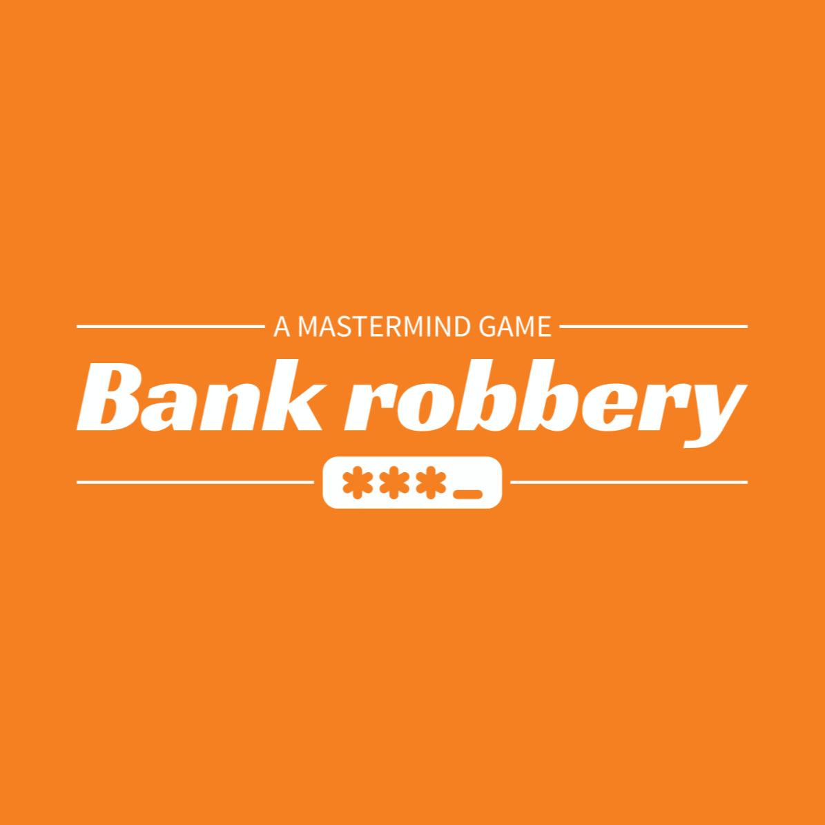 Bank robbery