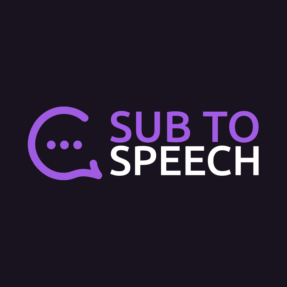 Sub to speech
