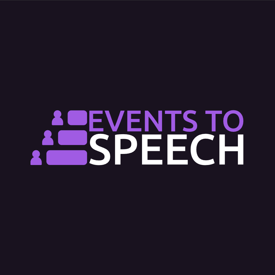Twitch events to speech